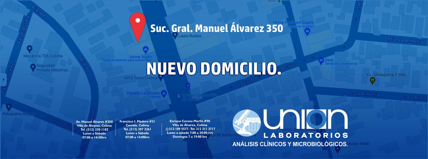 Banner Laboratorios Unión